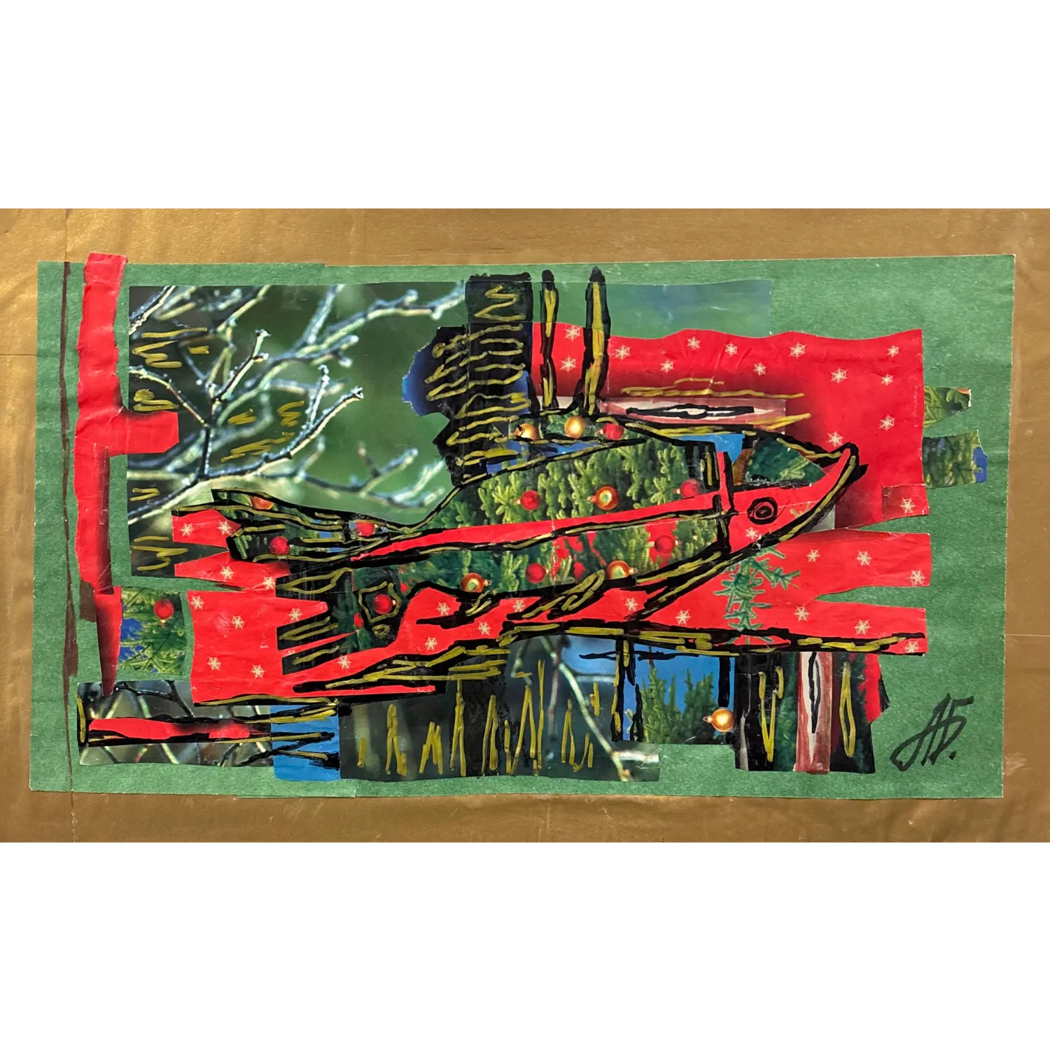 Image of Зимова святковість by Agnesa Bachynska-Selska, size: 20 х 38 см, priced at $100