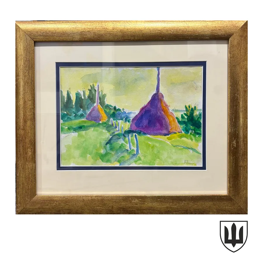 Image of dusk by Patyk Volodymyr, size: 23 х 31 см, made of watercolour, paper , Painting medium, priced at $800